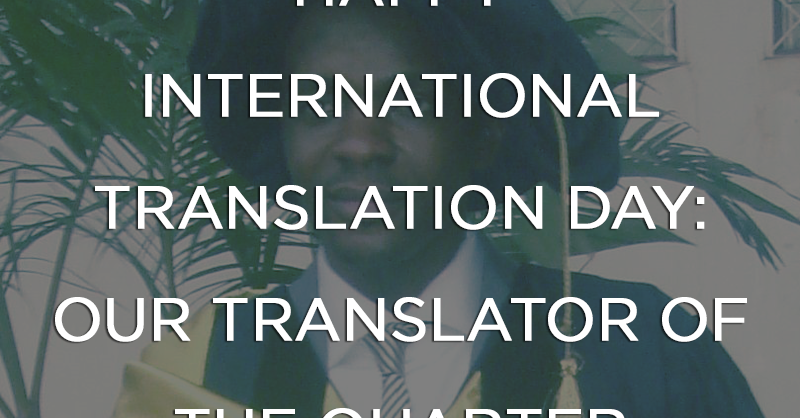 Happy International Translation Day: Our Translator of… | Wolfestone