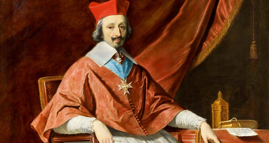 Cardinal Richelieu, founder of the Academie Francaise.